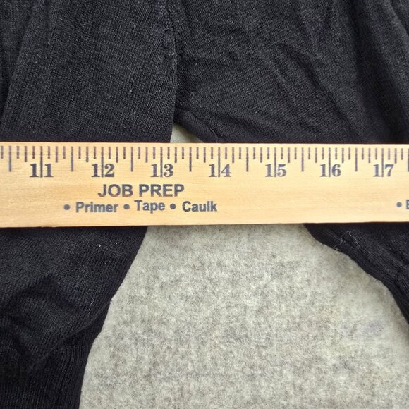 Wet Seal Cropped Black Cardigan Sweater 3/4 Sleeve Cotton Blend - Picture 6 of 6